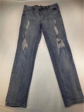 Hammer Jeans Womens Classic Fit High-Rise Straight Leg Blue Denim Size 11